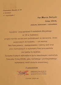 Referencje firmy VIVAL